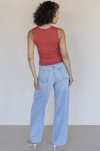 Clean Lines Square Neck Shirred Brami