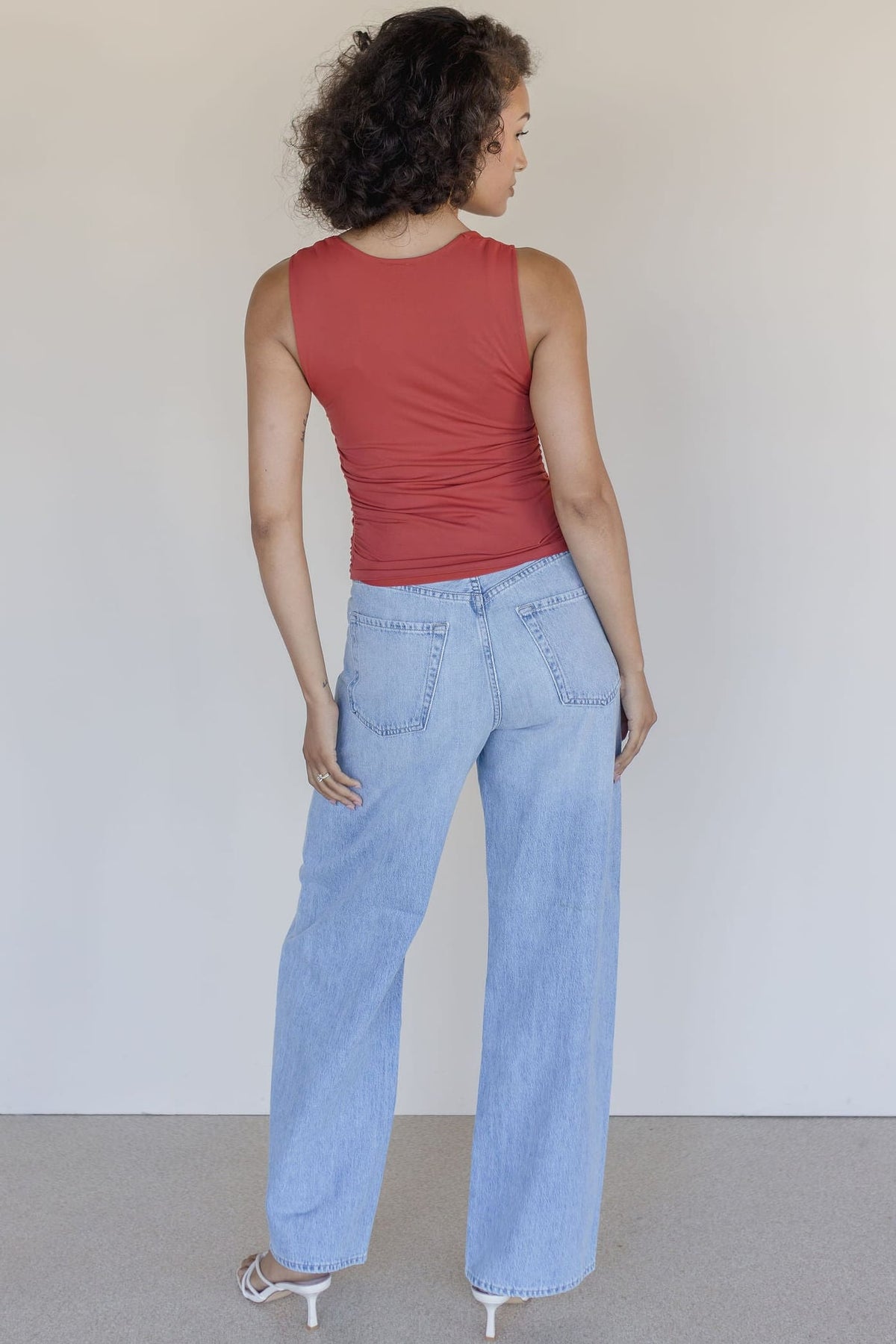 Clean Lines Square Neck Shirred Brami