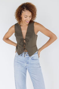 Joceyln Bow Tied Vest