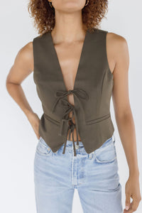 Joceyln Bow Tied Vest