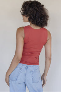 Clean Lines Square Neck Shirred Brami