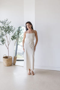 Scottie Open Tie Back Maxi Dress