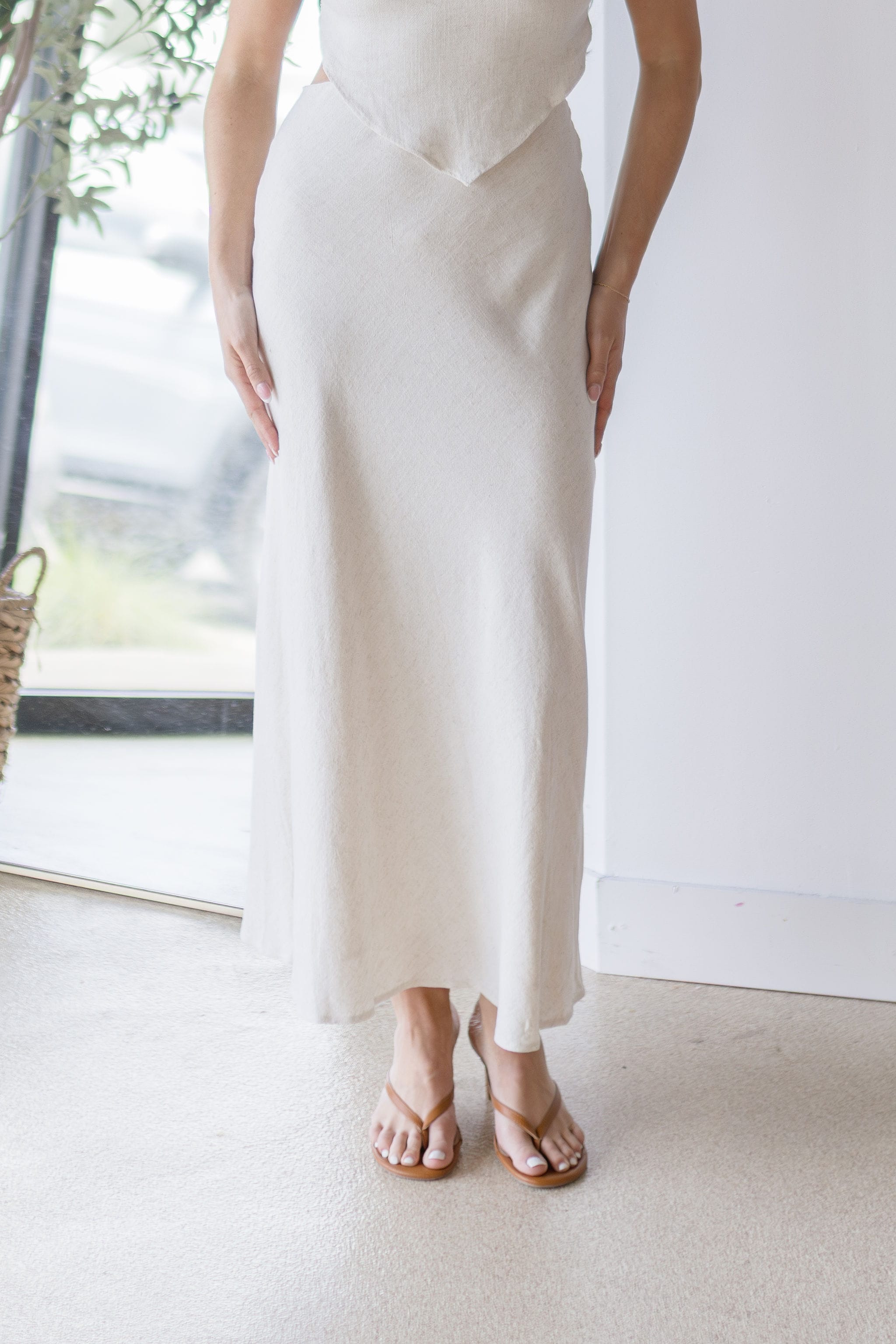 Scottie Open Tie Back Maxi Dress