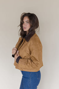 Contrast Collar Jacket