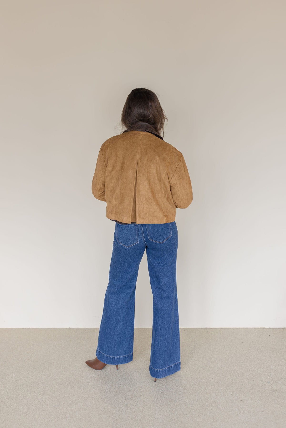 Contrast Collar Jacket