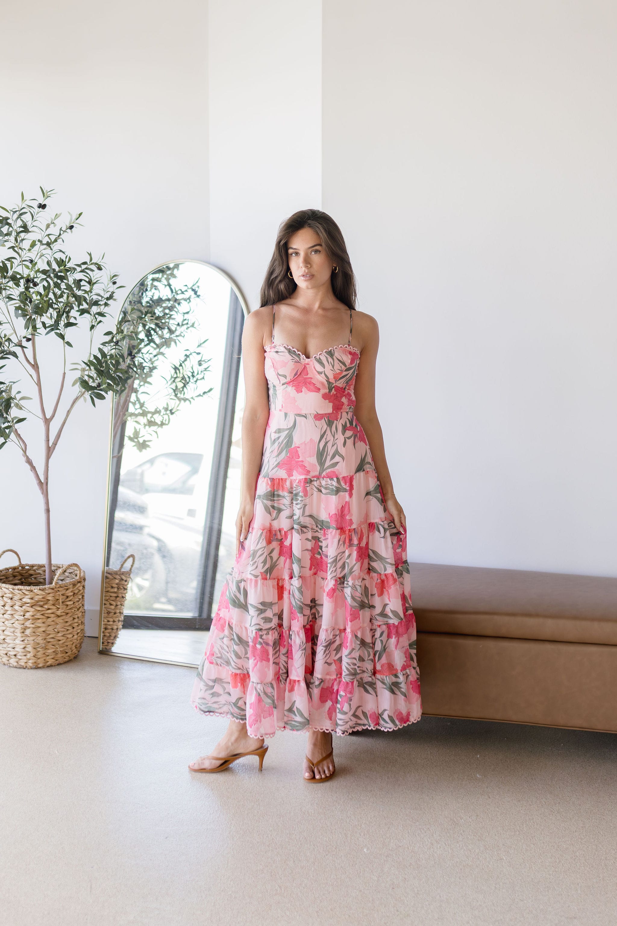 Lianna Tiered Midi Dress