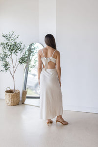 Scottie Open Tie Back Maxi Dress