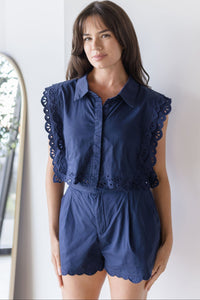 Reva Eyelet Short