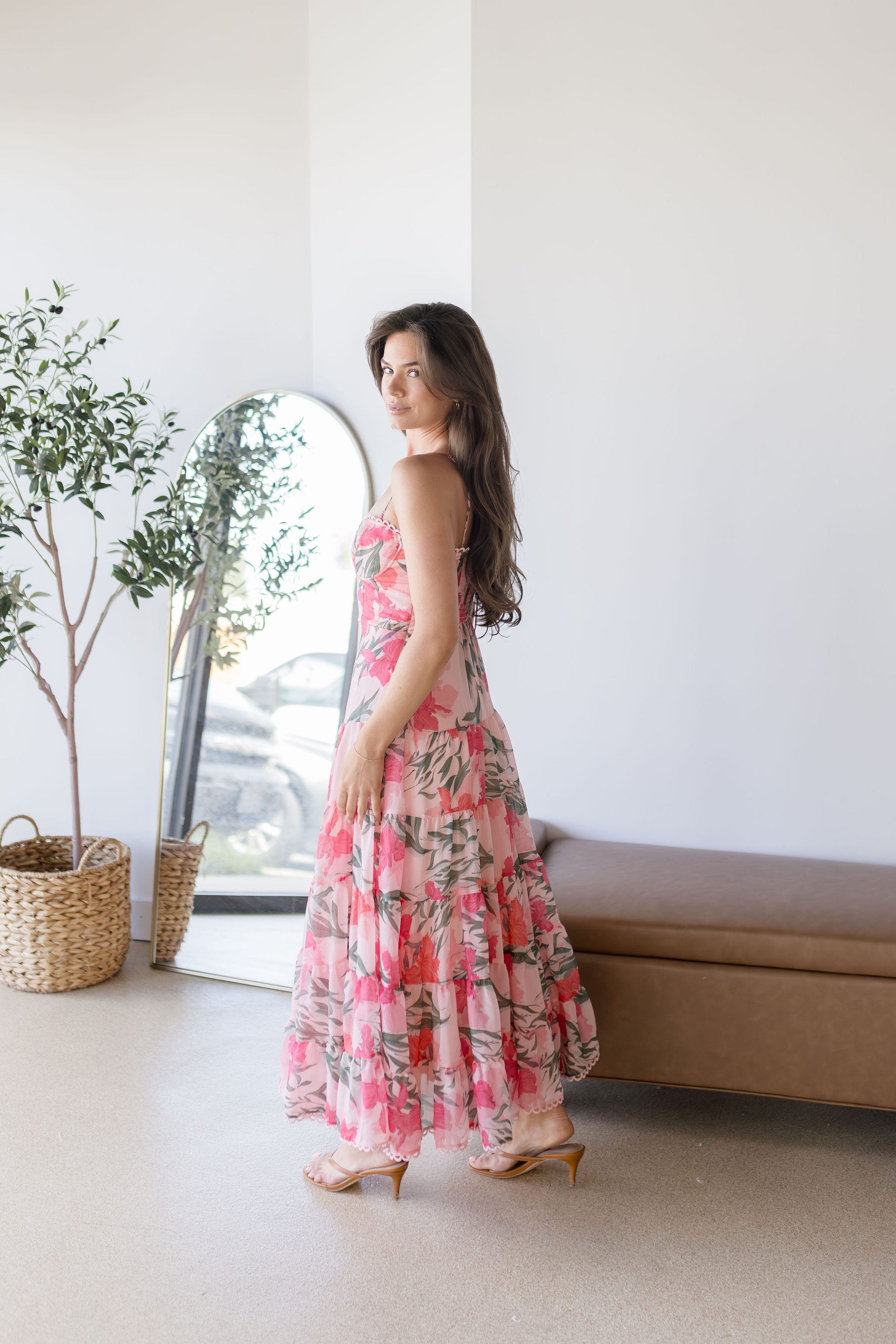 Lianna Tiered Midi Dress