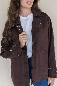 Studded Suede Jacket