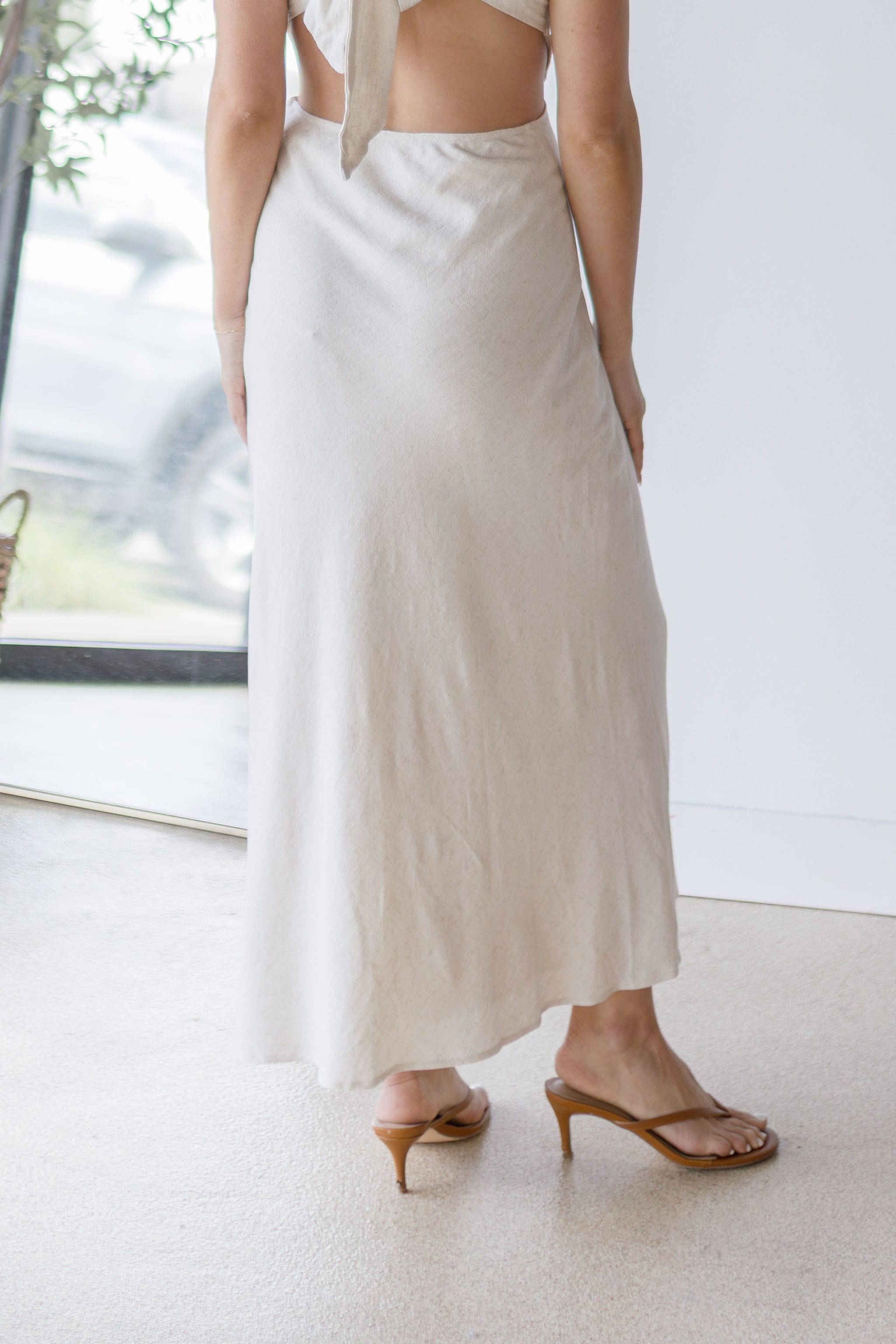Scottie Open Tie Back Maxi Dress