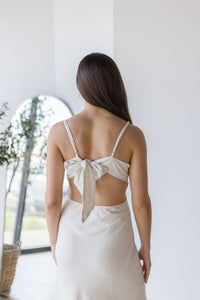 Scottie Open Tie Back Maxi Dress
