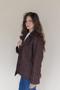 Studded Suede Jacket