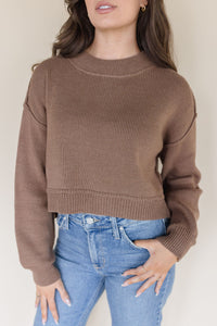 Mel Cropped Pullover Sweater