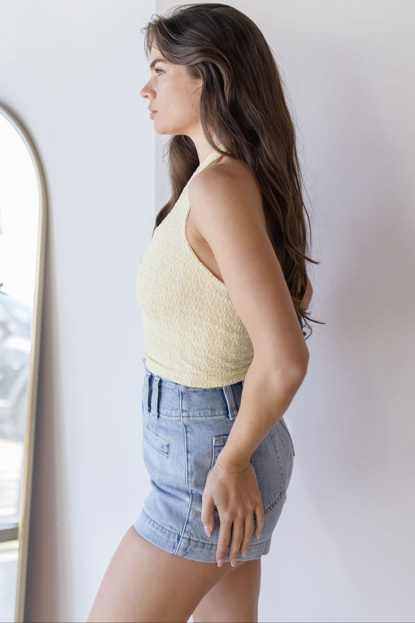 Floral Textured Halter Brami