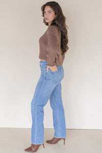 Mel Cropped Pullover Sweater