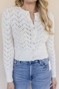 Pretty In Pointelle Cardi