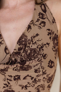 Sena Cowl Neck Ruched Maxi Dress Sena Cowl Neck Ruched Maxi Dress