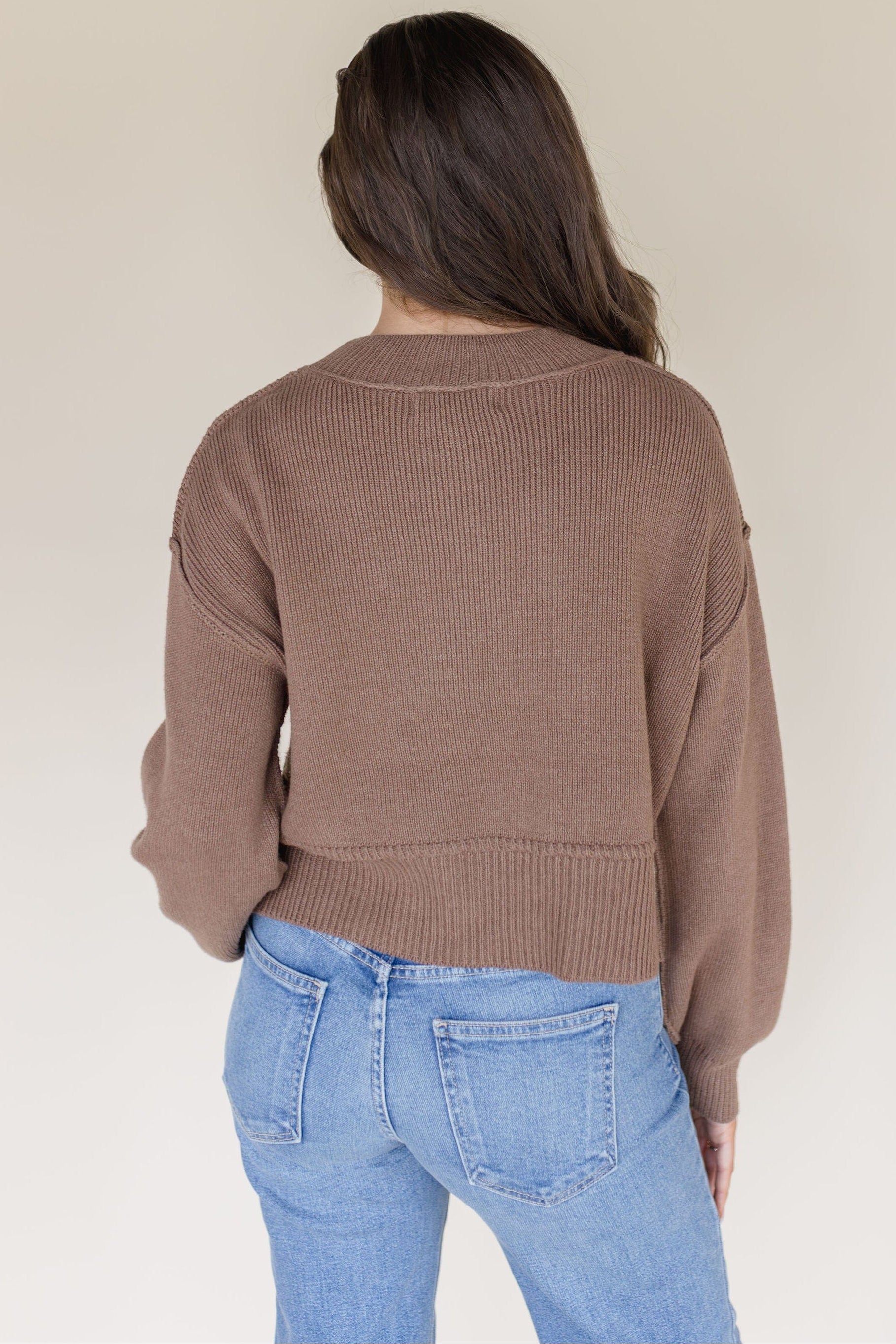 Mel Cropped Pullover Sweater