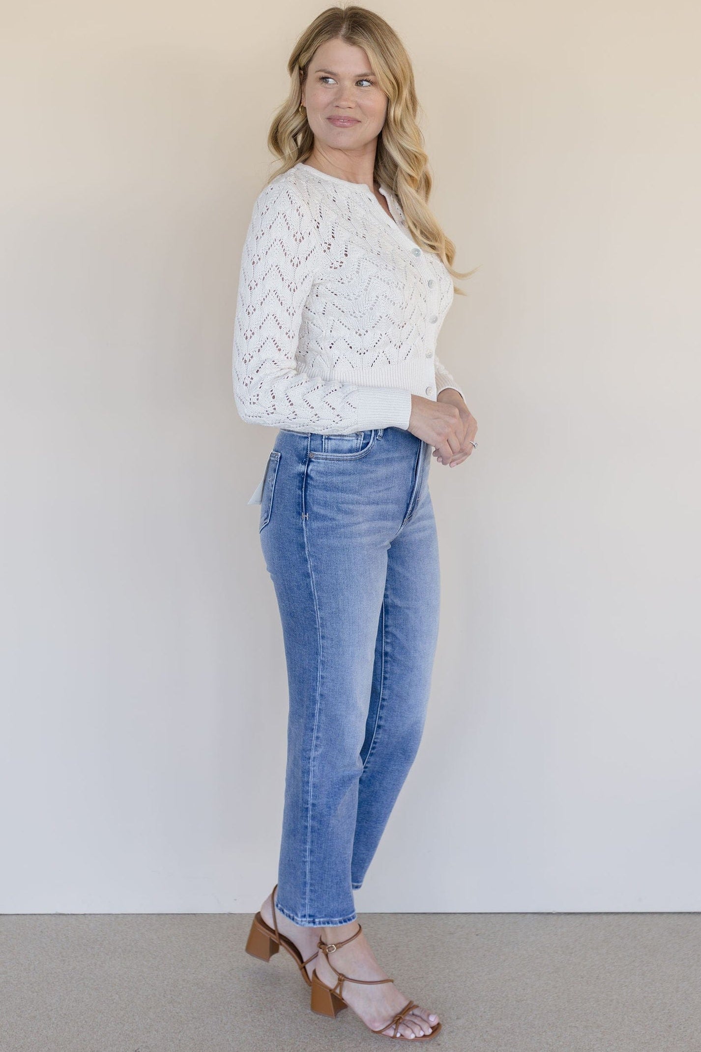 Pretty In Pointelle Cardi