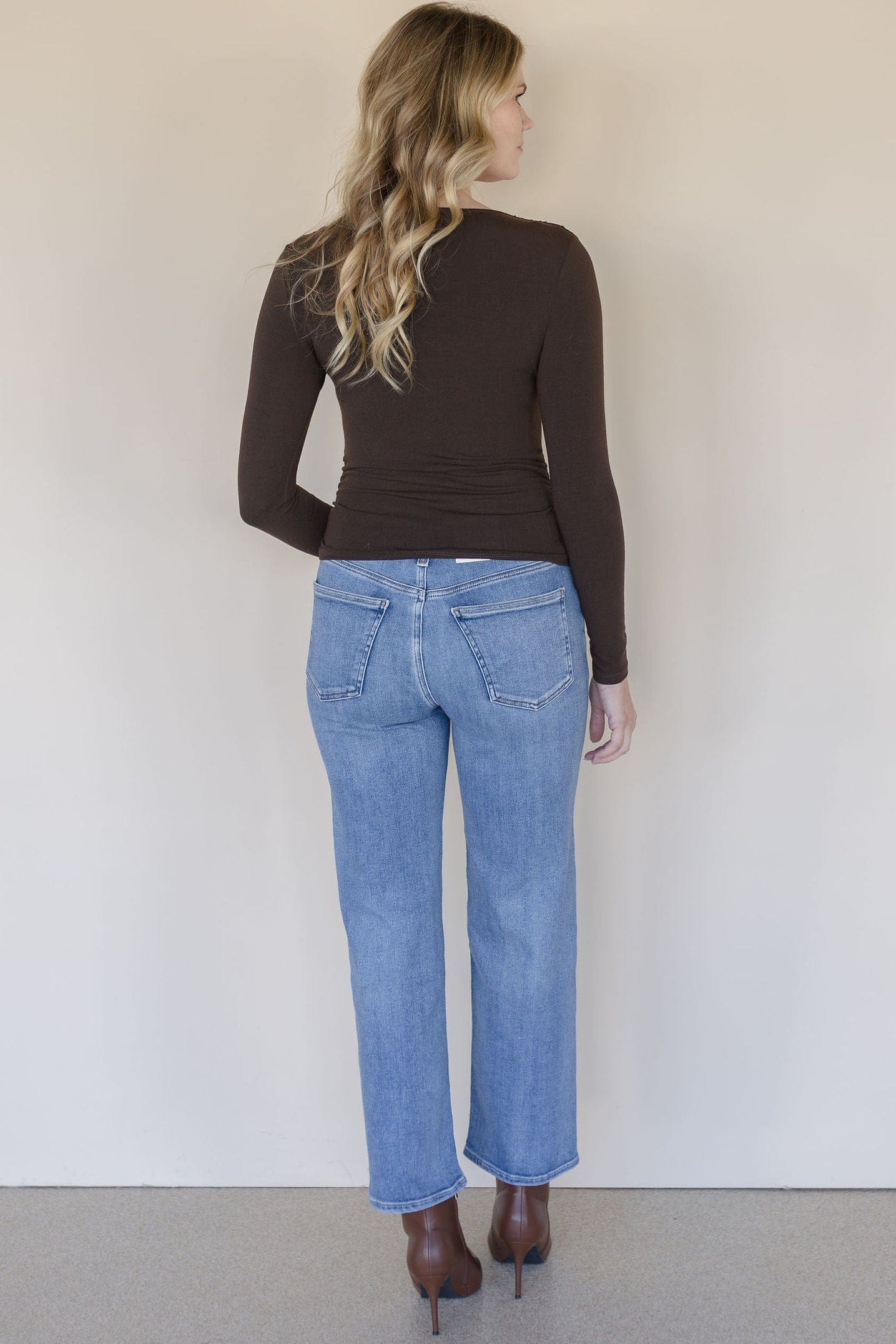 Jane Long Sleeve Wrap Top