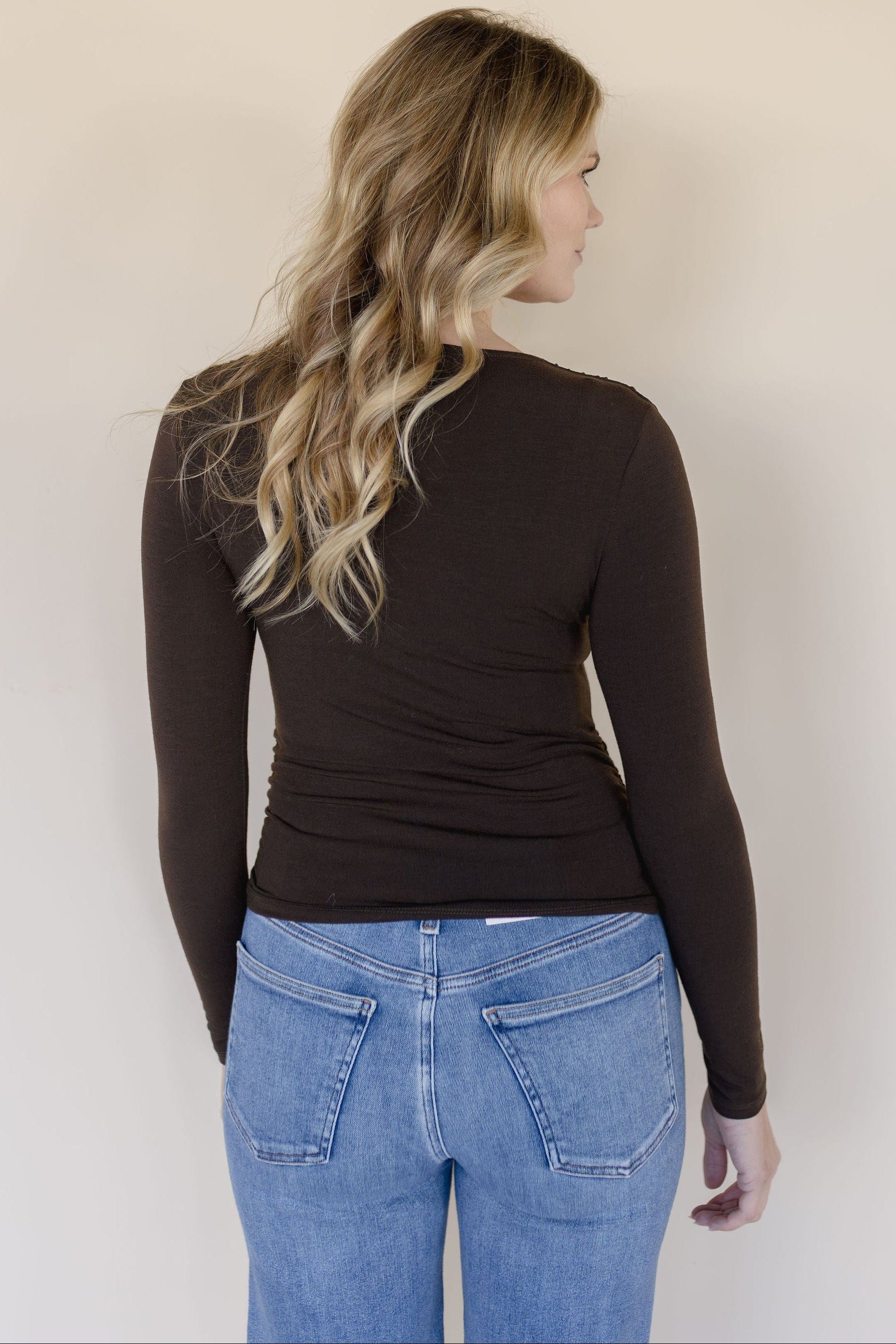 Jane Long Sleeve Wrap Top