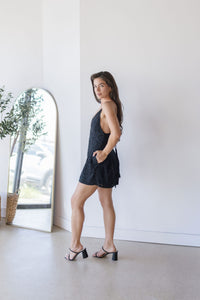 Vina Eyelet Tie Romper