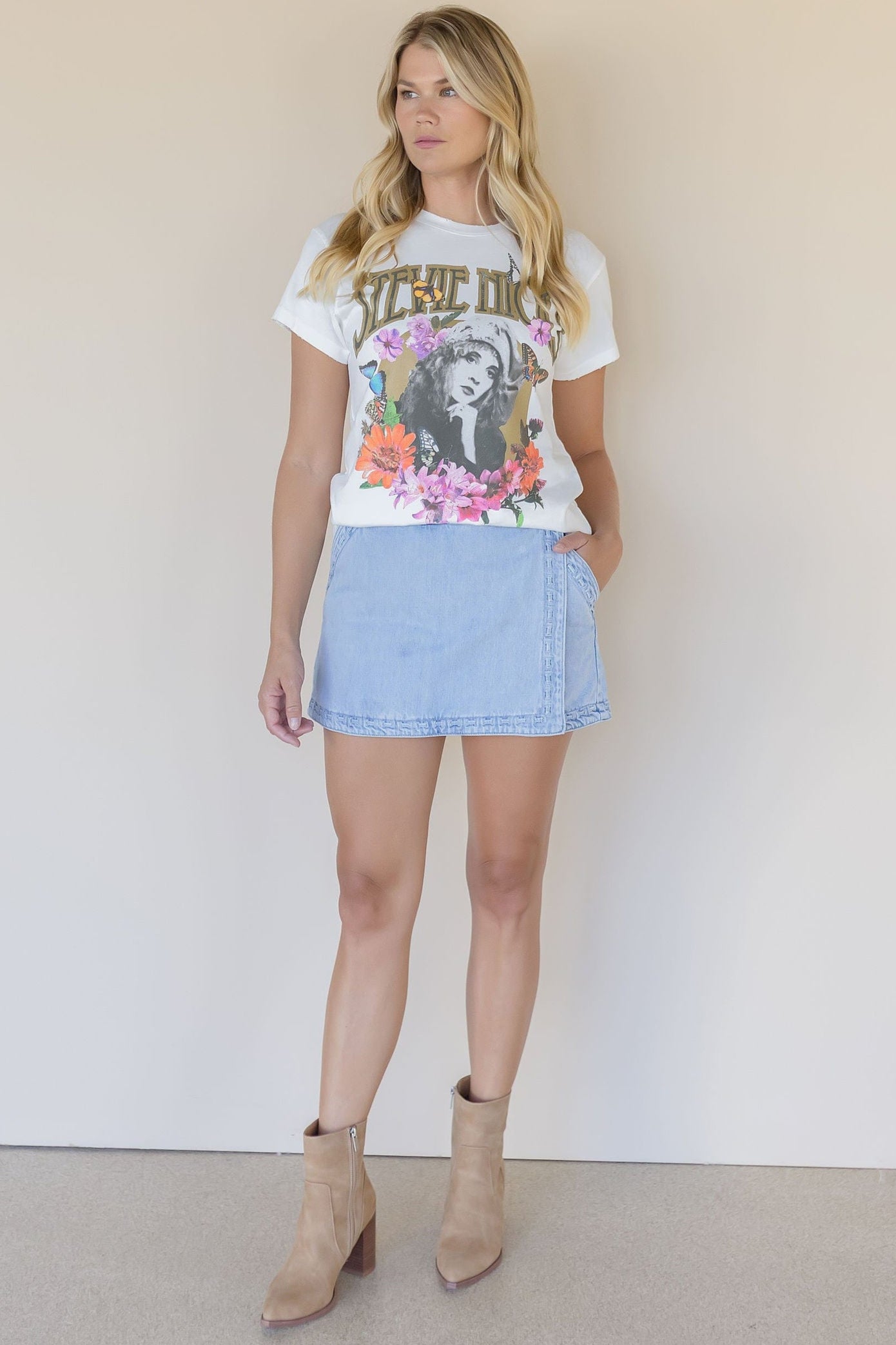 Stevie Nicks Flower Collage Tour Tee