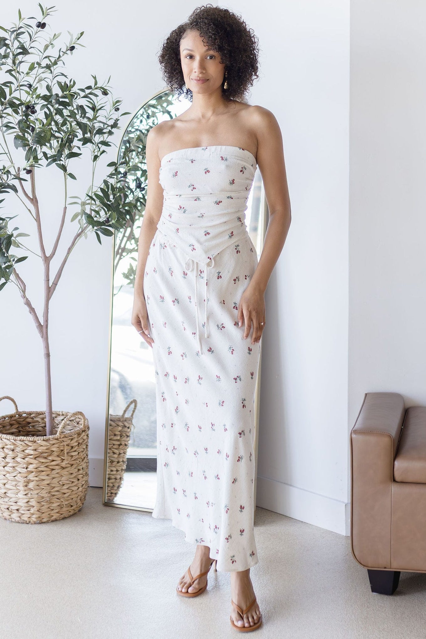 Thistle & Rose Handkerchief Tube Top