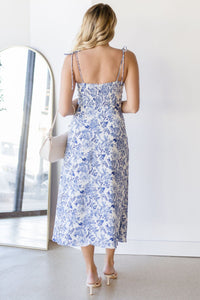 Something Blue Midi Dress