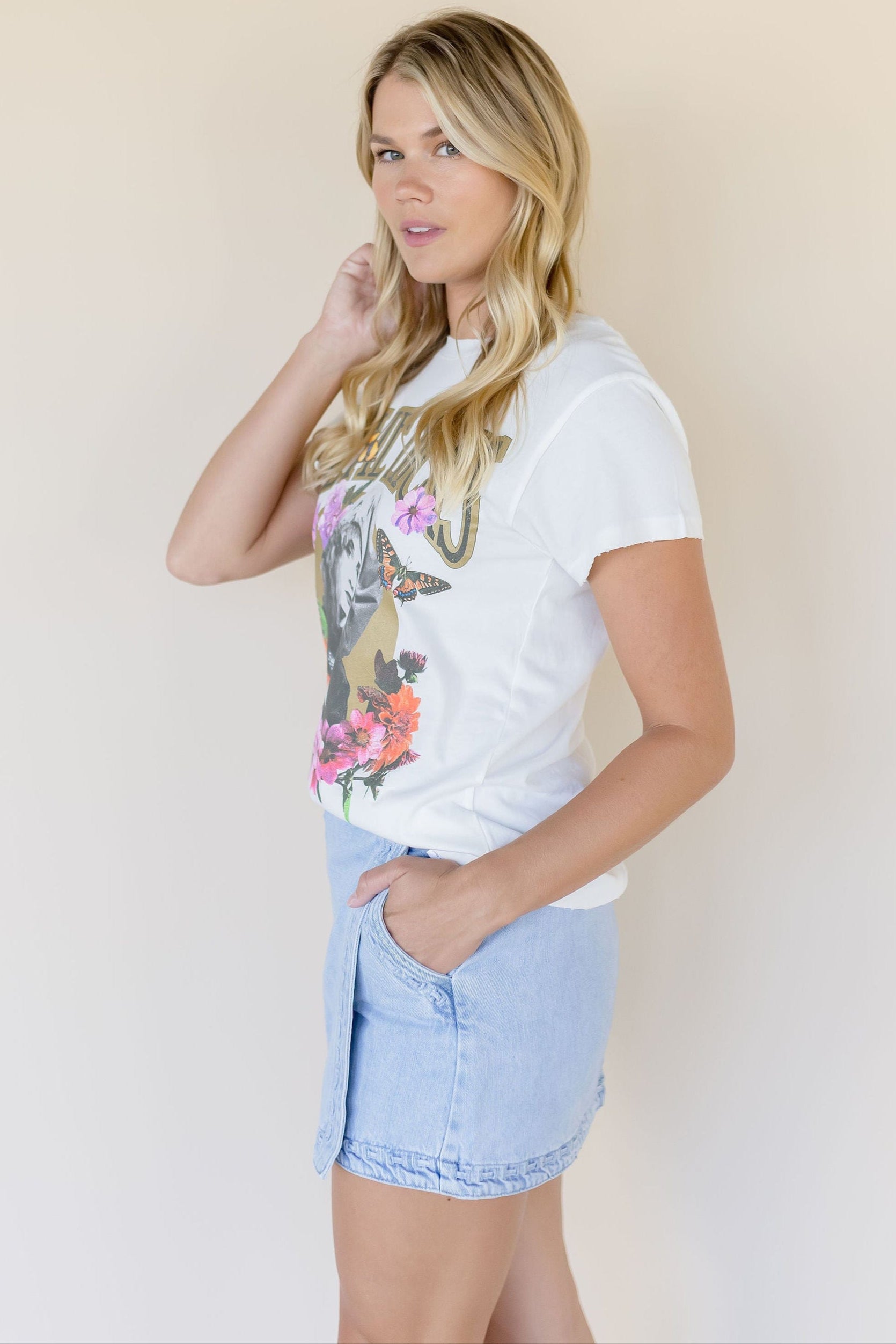 Stevie Nicks Flower Collage Tour Tee