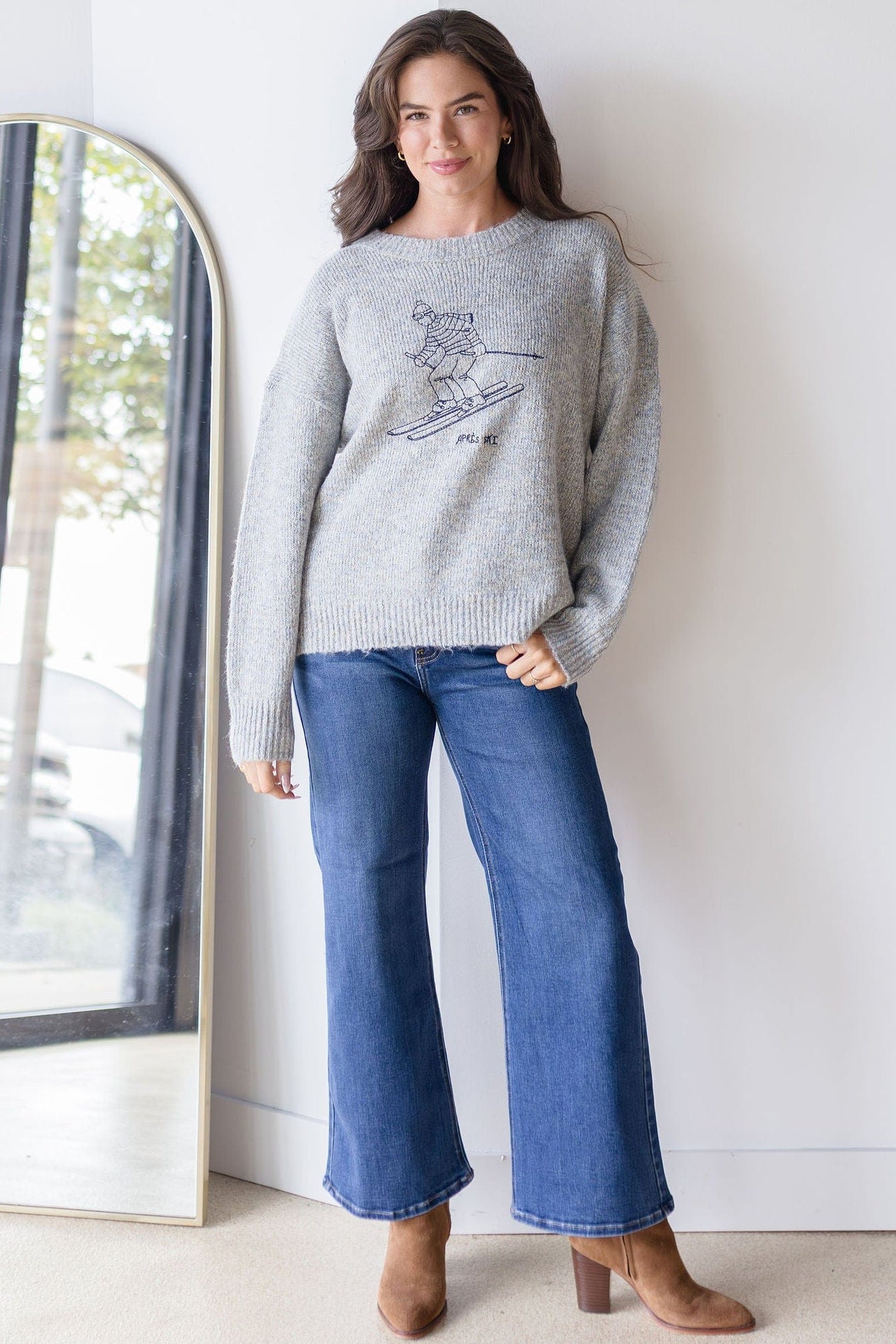 Slopes Are Calling Stitched Sweater Slopes Are Calling Stitched Sweater