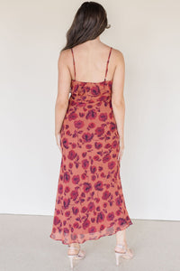 Leavitt Ruffle Floral Midi Dress Leavitt Ruffle Floral Midi Dress