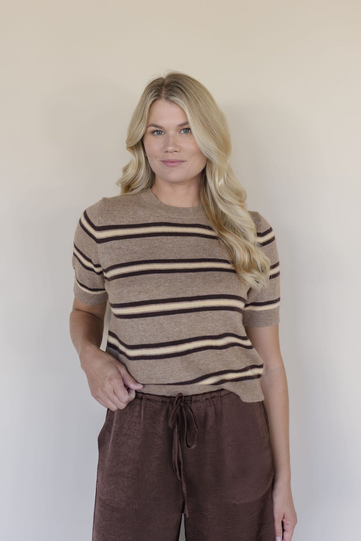 Auden Short Sleeve Knit Top