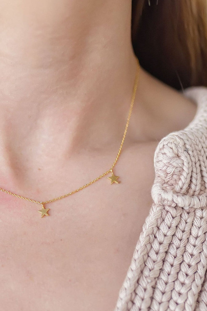 Cosmic Star Charm Necklace