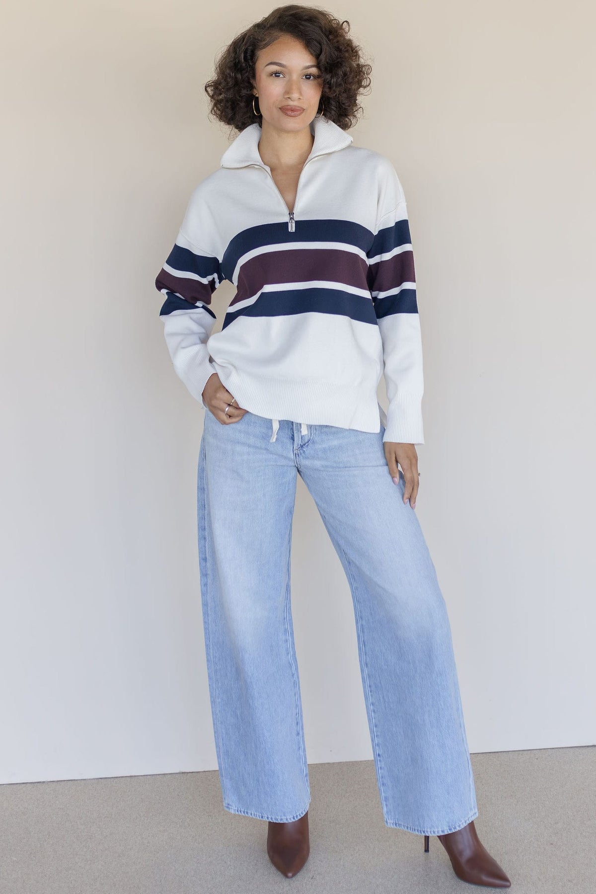 Idris Striped Sweater