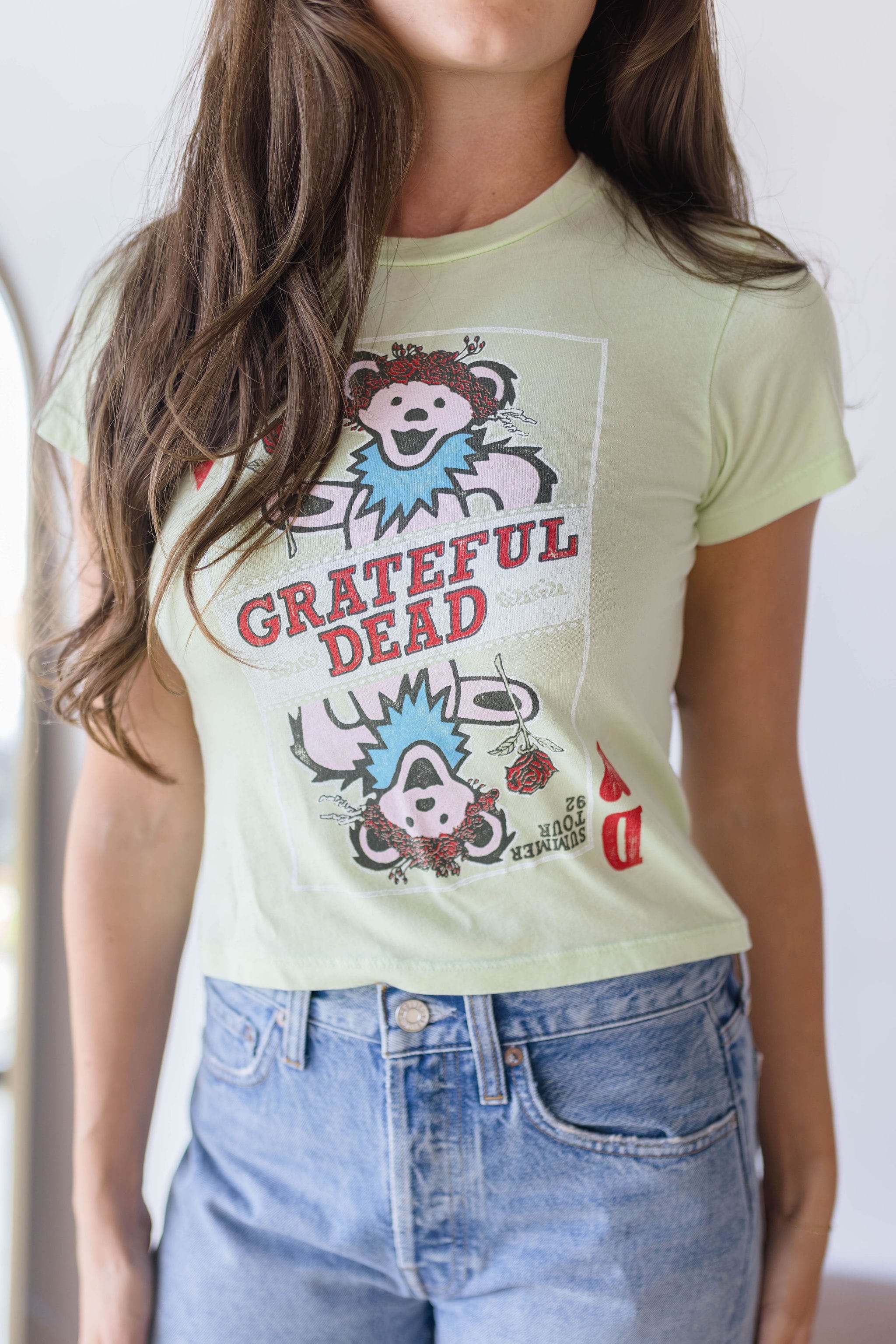Grateful Dead Playing Card Burnout Vintage Tee