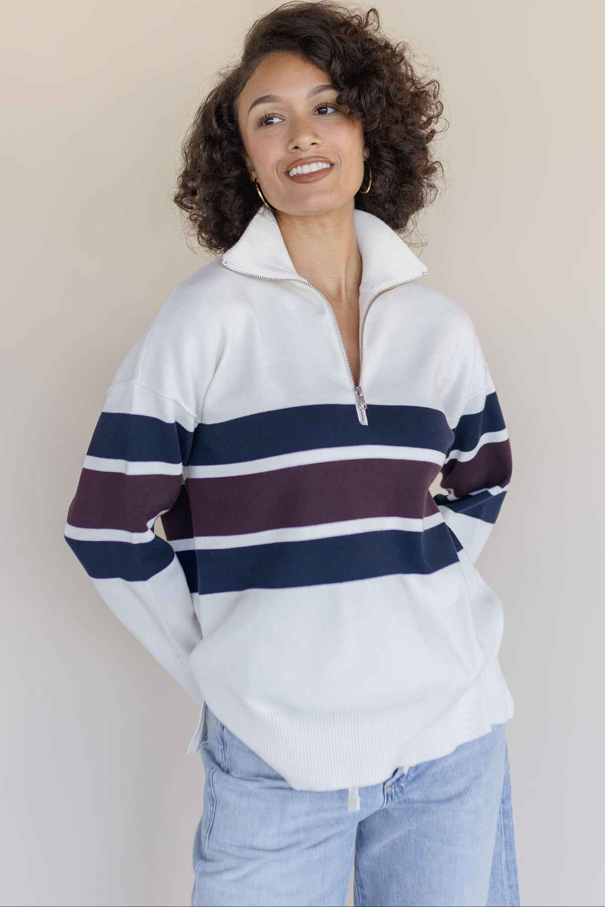Idris Striped Sweater