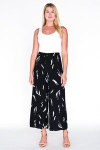 Abstract Cropped Pant