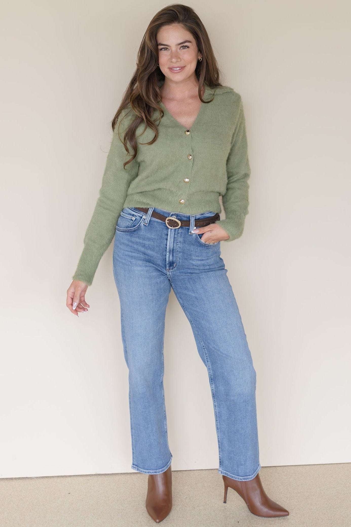 Kora Collared Button Down Sweater Kora Collared Button Down Sweater