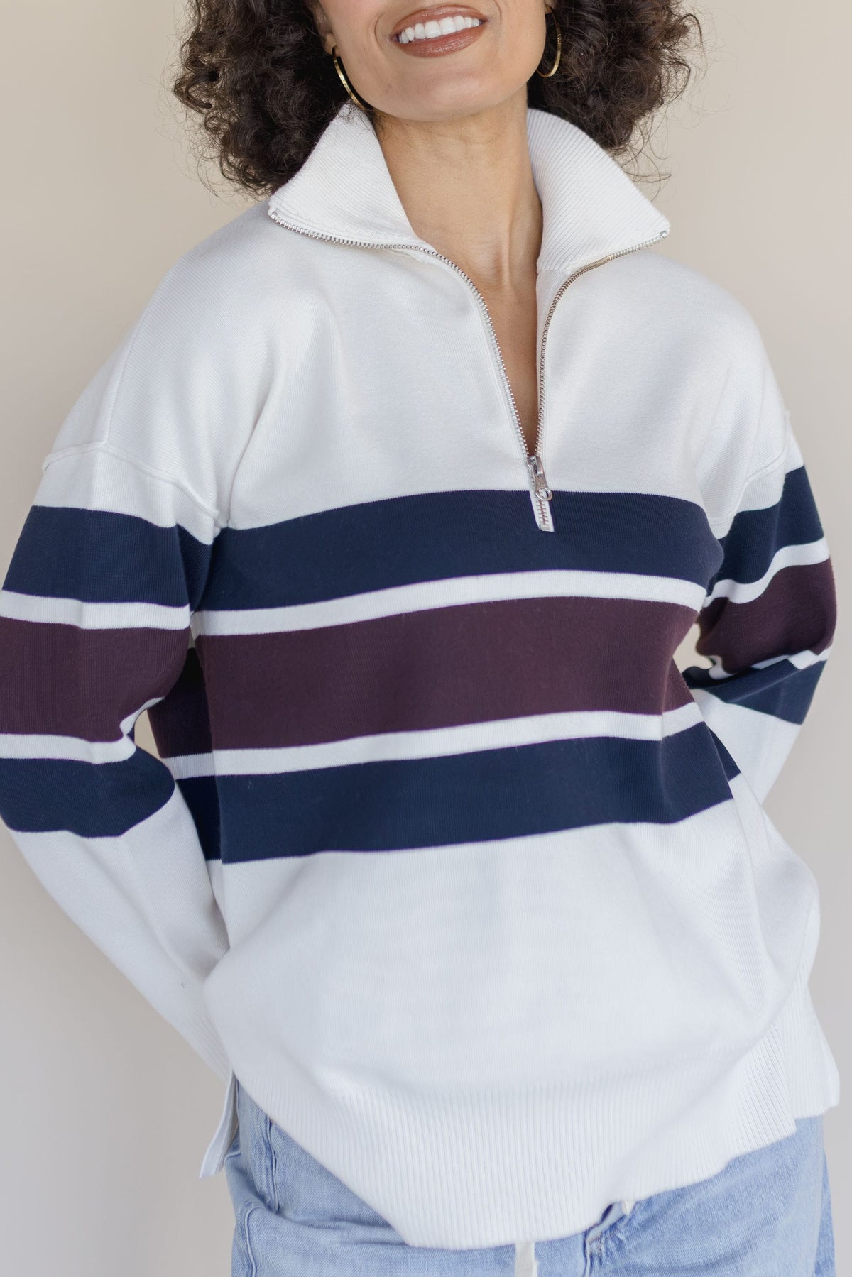 Idris Striped Sweater