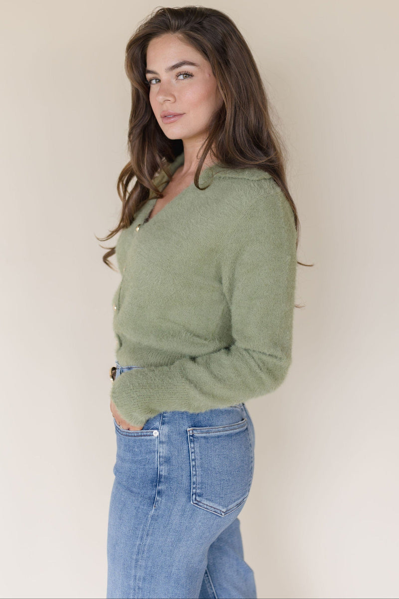 Kora Collared Button Down Sweater Kora Collared Button Down Sweater