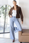 Canyon Cropped Suede Jacket Canyon Cropped Suede Jacket