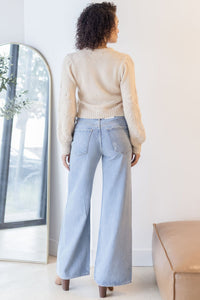 Tilda Embroidered Flower Sweater