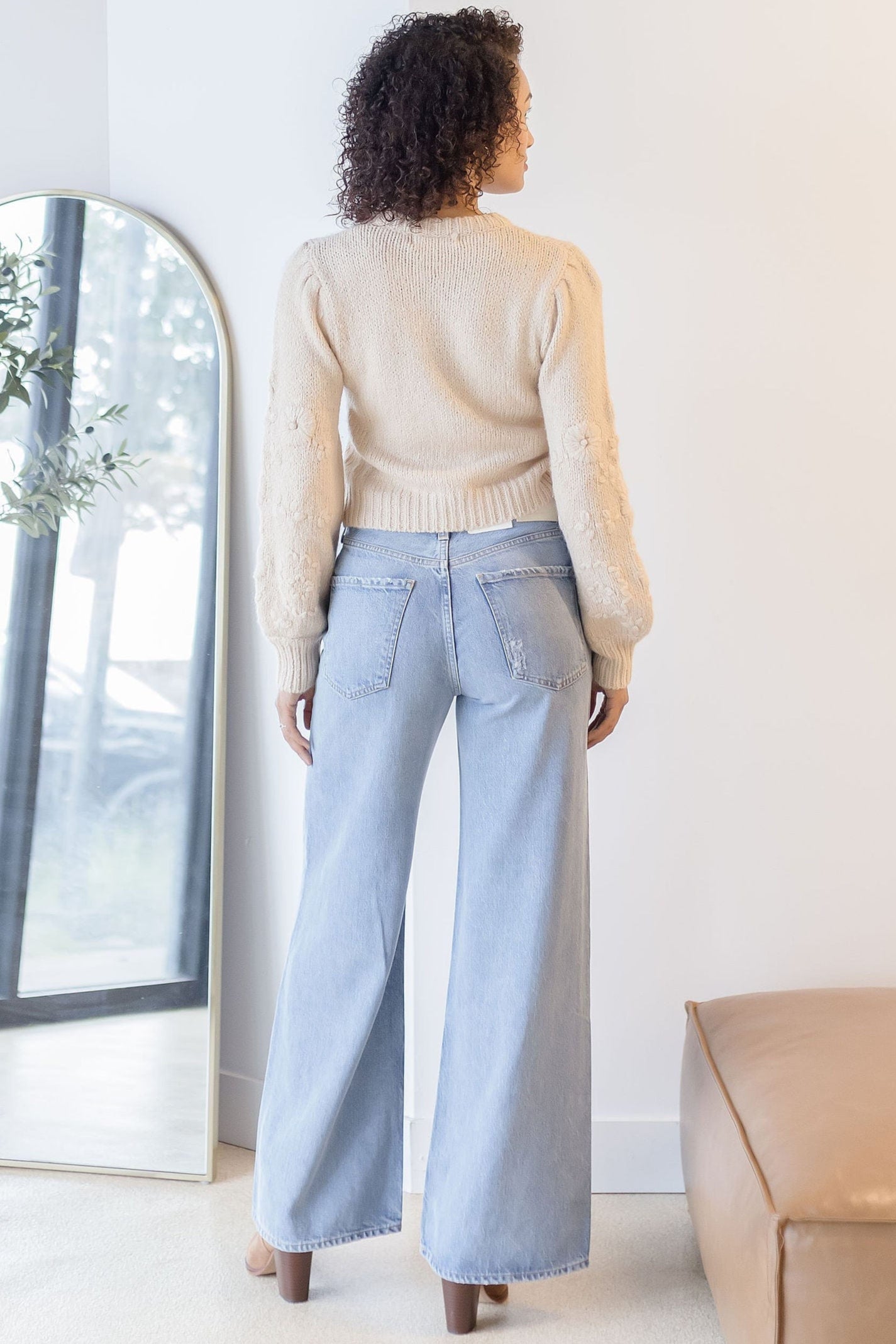 Tilda Embroidered Flower Sweater