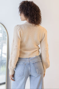Tilda Embroidered Flower Sweater
