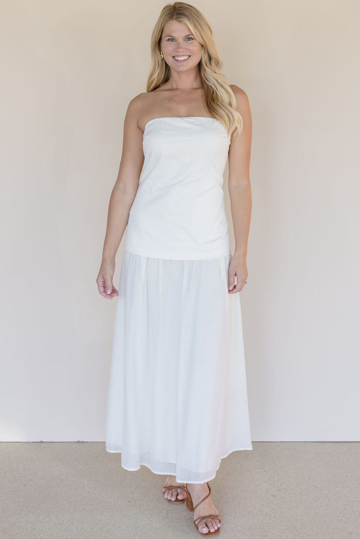 moon river dress Soft Shore Strapless Midi | Wild Dove Boutique Bill Clinton was asked The subtle pleat are Big Bow Dress Color:Reddish Brown