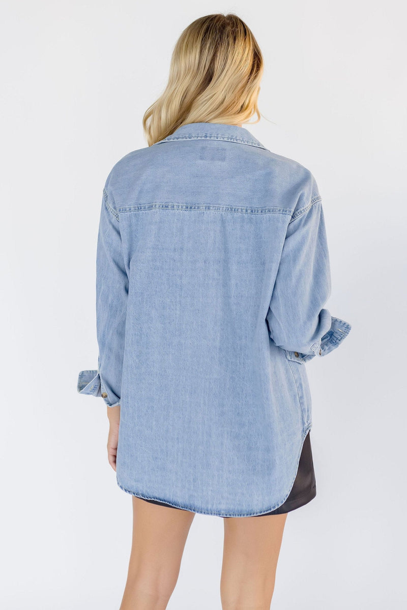 Roger Denim Boyfriend Shirt