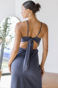Scottie Open Tie Back Maxi Dress
