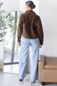 Canyon Cropped Suede Jacket Canyon Cropped Suede Jacket